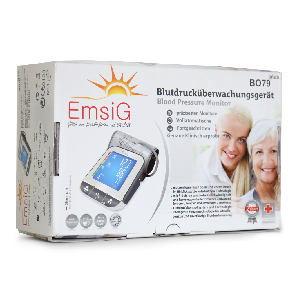 فشارسنج دیجیتالی بازویی امسیگ مدل Emsig-Bo79 plus — تصویر ۳