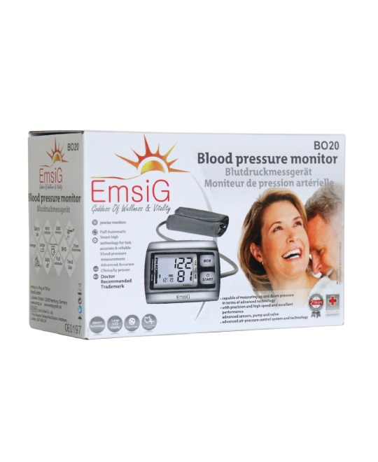 فشارسنج دیجیتالی بازویی امسیگ مدل Emsig-Bo20 — تصویر ۳