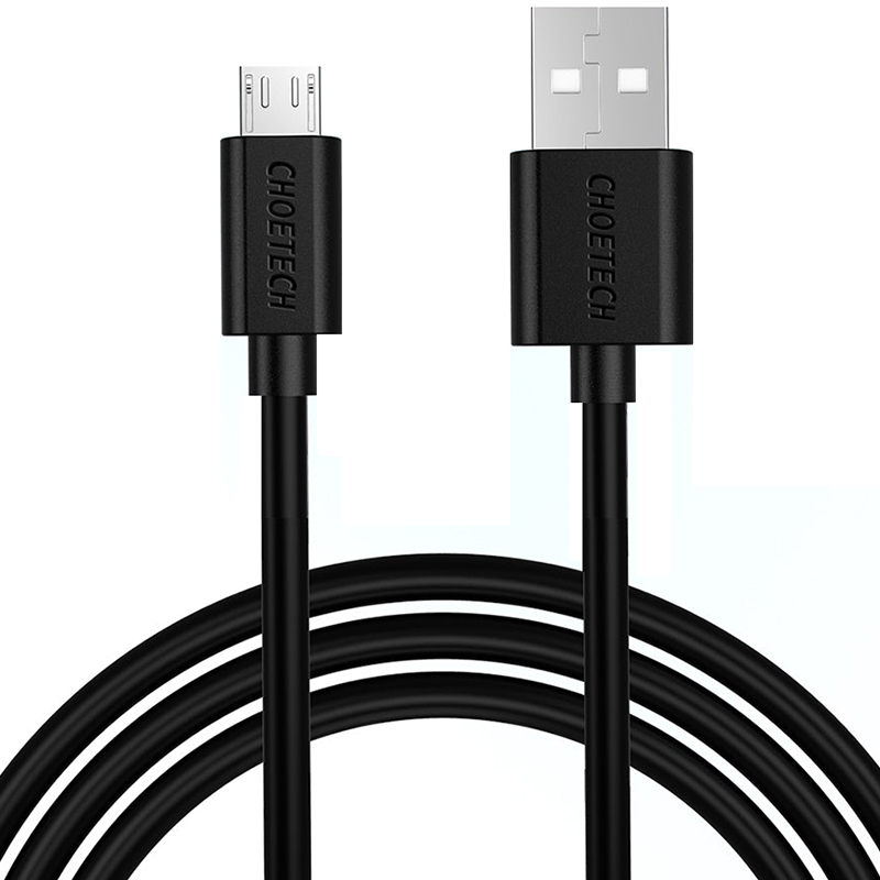 کابل CHOETECH چویتِک تبدیل USB-A به Micro USB طول 1.2 متری مدل AB003