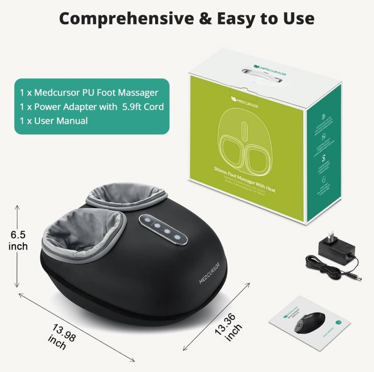 دستگاه ماساژور پا Medcursor MDFM400 — تصویر ۳