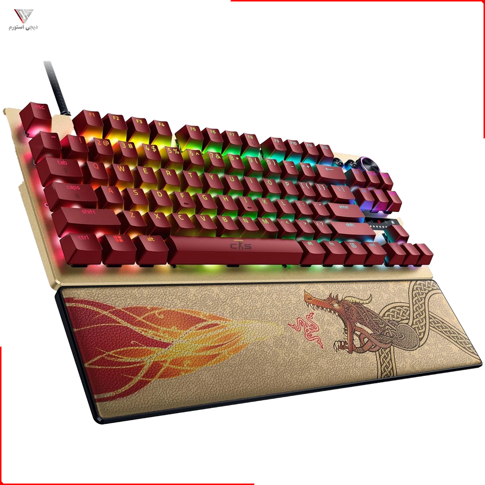 کیبورد Razer Huntsman V3 Pro Counter-Strike 2 Edition