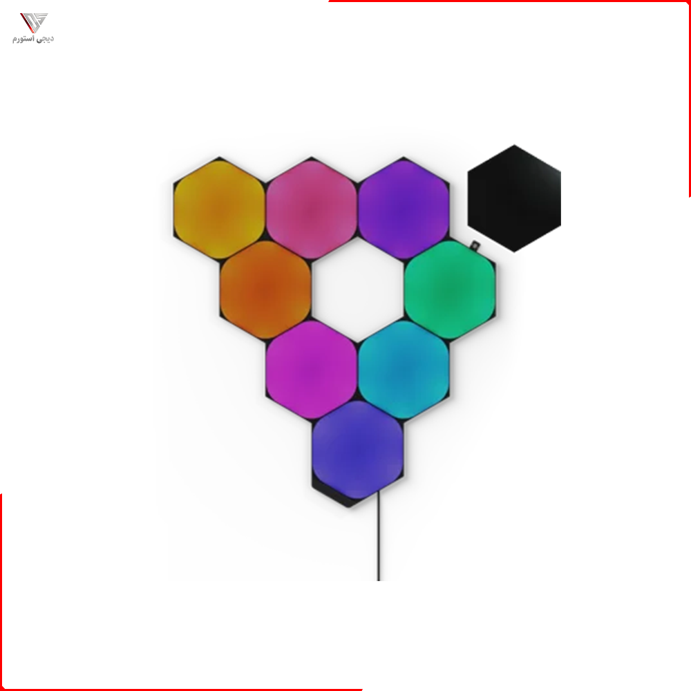 پنل هوشمند Nanoleaf Shapes Hexagons Limited Edition Ultra Black — تصویر ۲