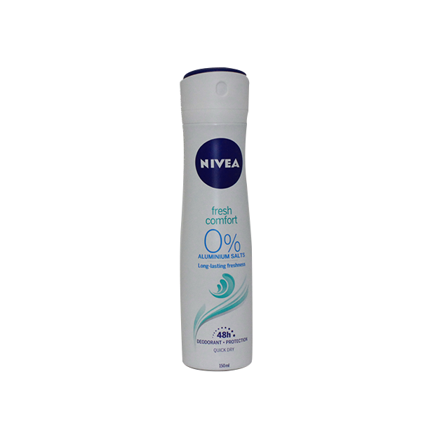 اسپری دئودورانت زنانه fresh comfort نیوا 150 میل