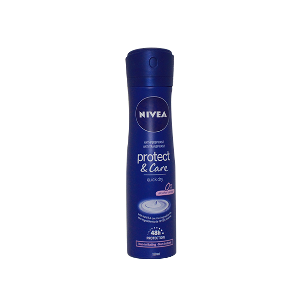 اسپری دئودورانت زنانه protect & care نیوا 150 میل