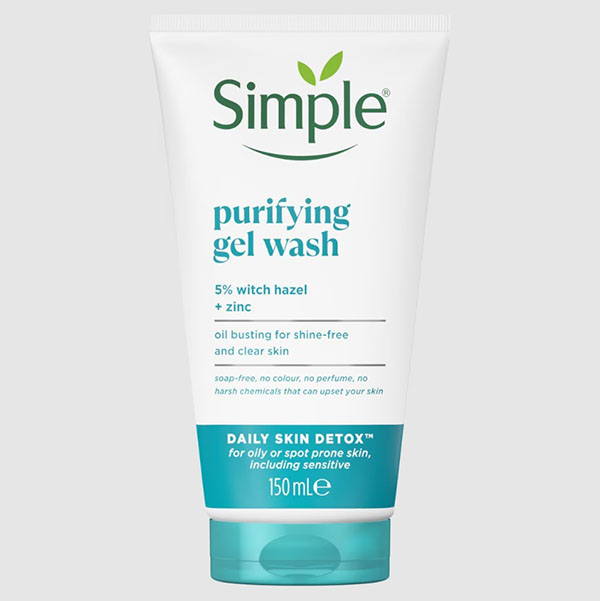 ژل شستشوی سیمپل پوست چرب و مختلط مدل Purifying حجم 150 میل | Simple Purifying Facial Wash