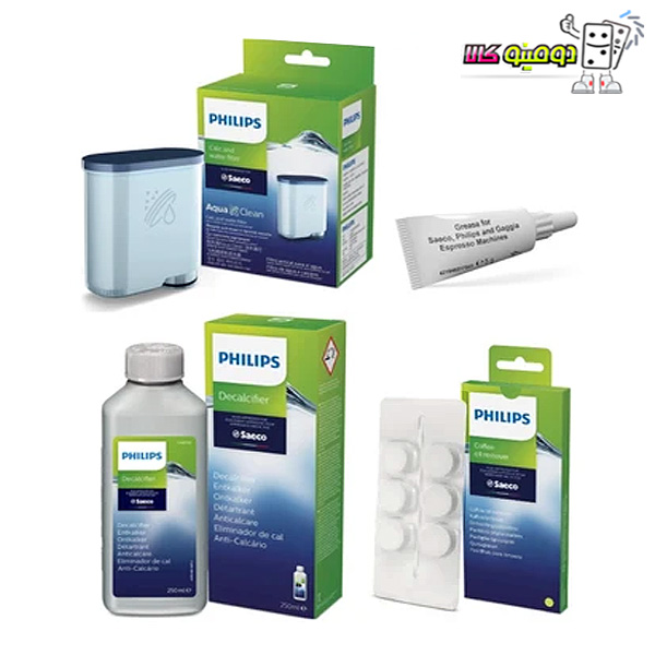 پک کامل اورجینال فیلتر قرص و مایع رسوب زدا و گیریس فیلیپس CA6700 ،CA6704 ،CA6903