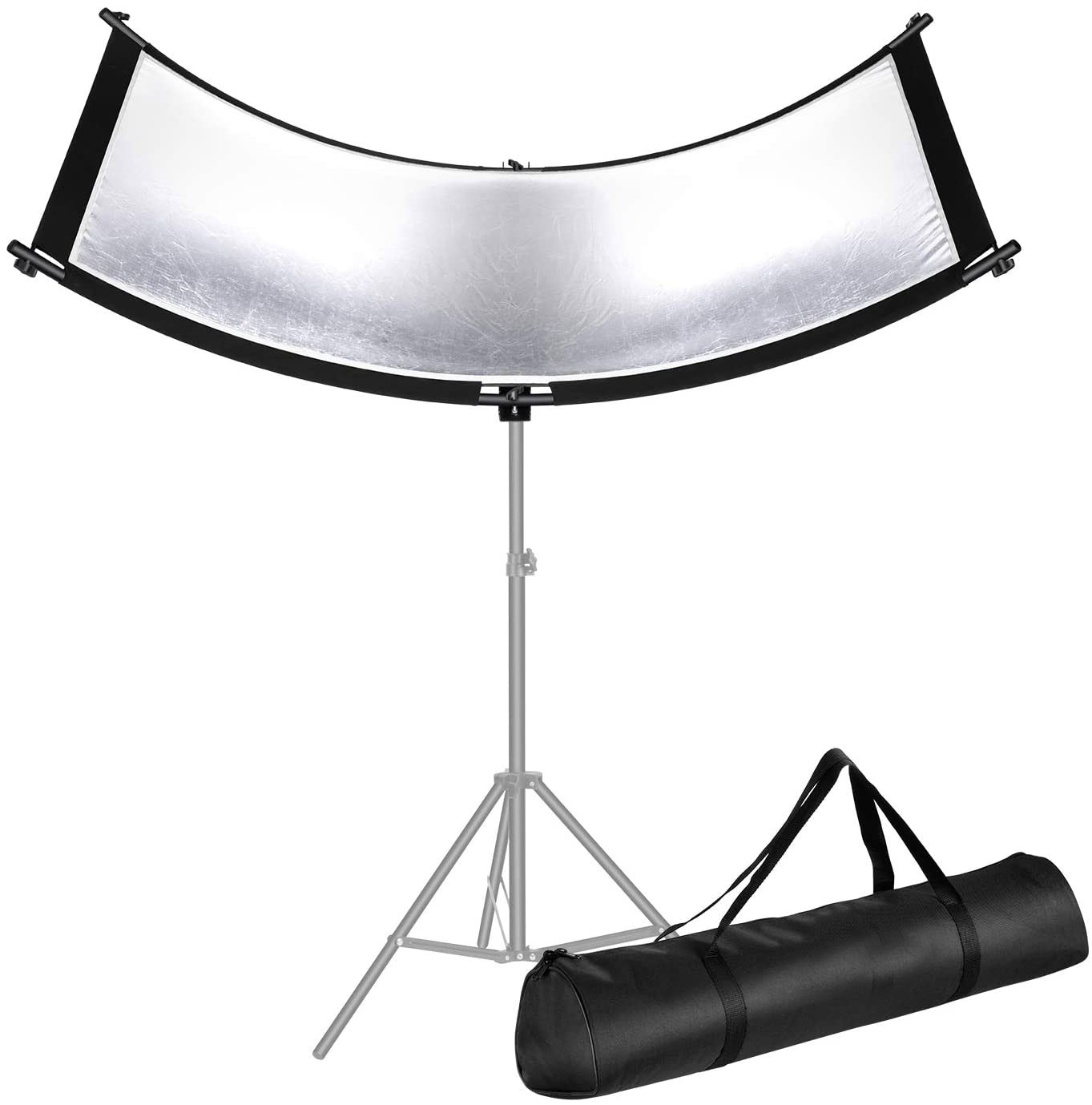 رفلکتور عکاسی خمیده 4 کاره (یو شکل) 180* 60 مدل U-Shape Curved Light Reflector — تصویر ۵