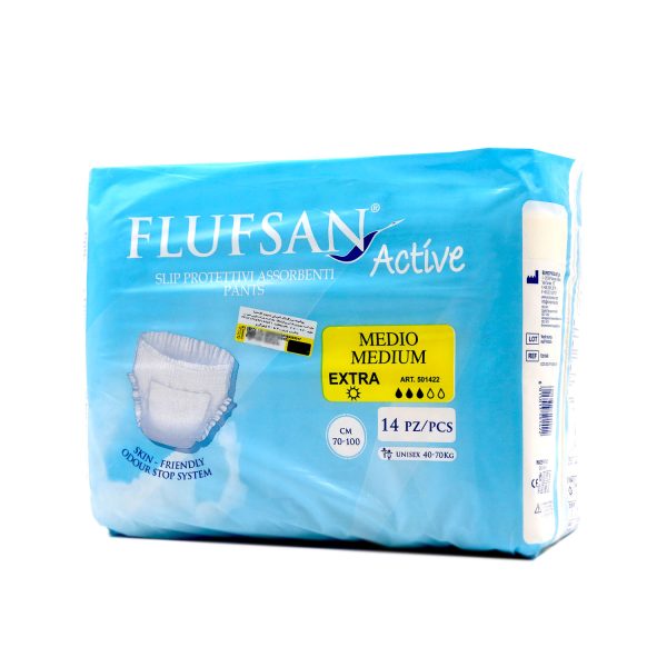 پوشک شورتی ایتالیایی بزرگسال فلوفسان flufsun سایز مدیوم