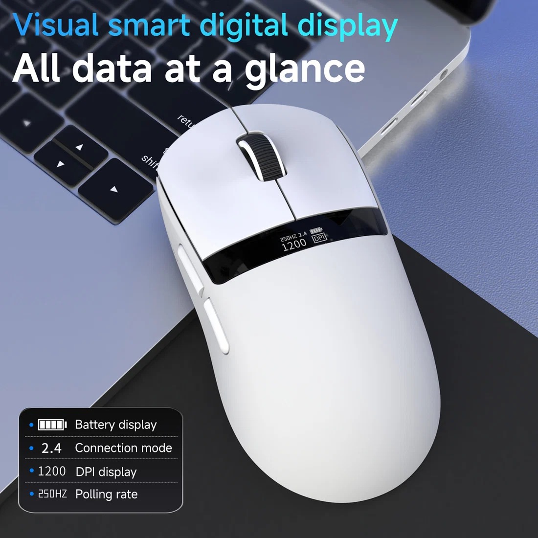 موس گیمینگ AJAZZ NJ07 V2 Wireless Black — تصویر ۵