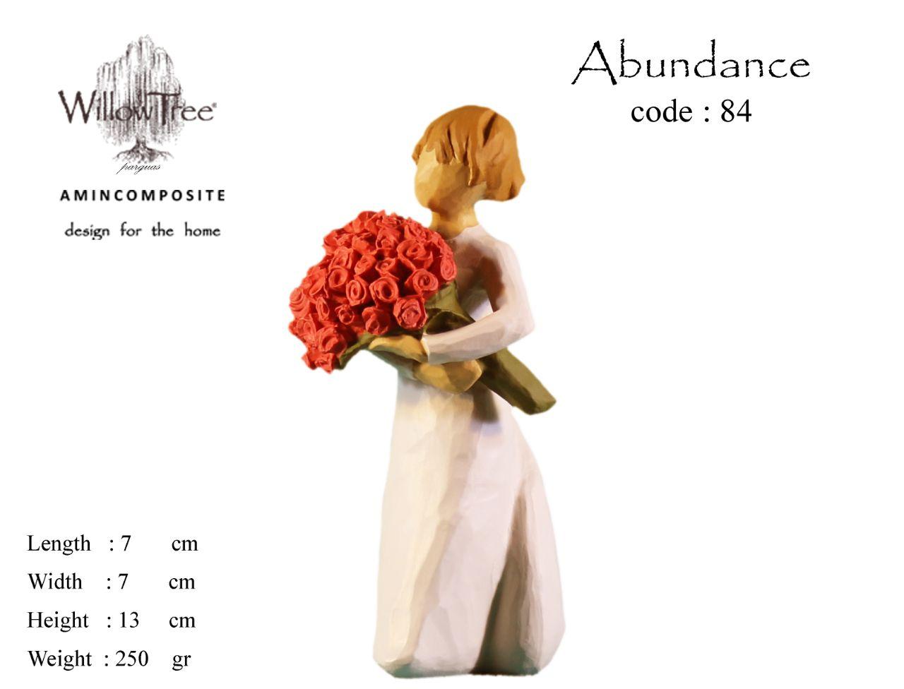 مجسمه ویلوتری مدل فراوانی کد 84 WillowTree Abundance Statue — تصویر ۲