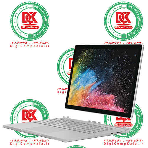 سرفیس بوک 2 13.5 اینچ لمسی Microsoft Surface Book 2 i7 8650u RAM 16GB SSD M.2 NVMe 512GB NVIDIA GTX 1050 2GB 3K*4K ( 3000 * 2000 ) IP — تصویر ۲
