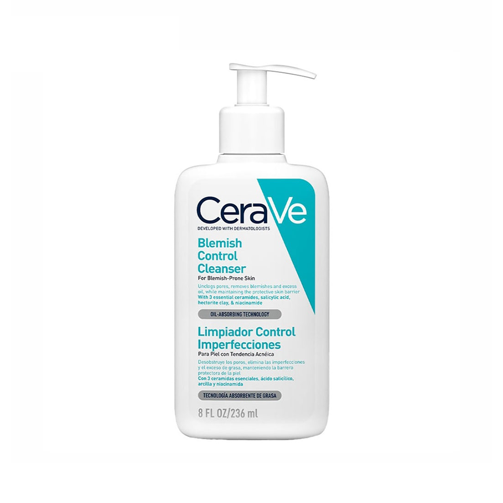 ژل شستشو ضد لک و ضد جوش سراوی Cerave بلمیش کنترل Blemish Control — تصویر ۲