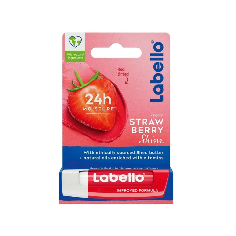 بالم لب لبلو توت فرنگی مدل strawberry shine