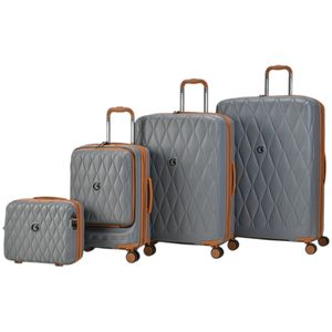 ست چهار عددی چمدان گوبی لندن مدل Diamond Luggage