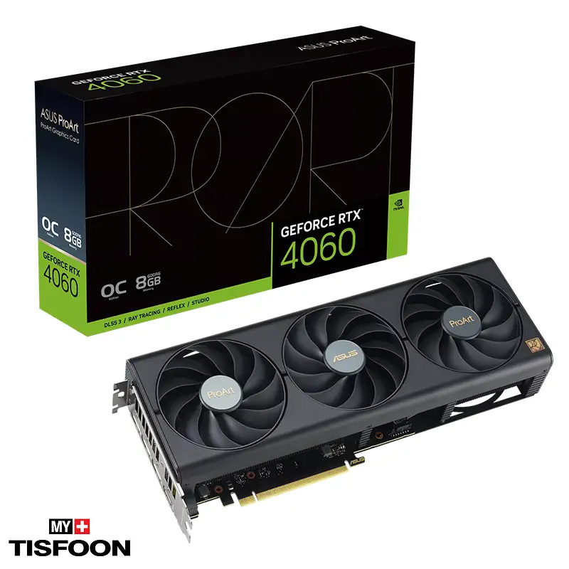 کارت گرافیک ایسوس مدل ProArt GeForce RTX™ ۴۰۶۰ OC edition 8GB GDDR6