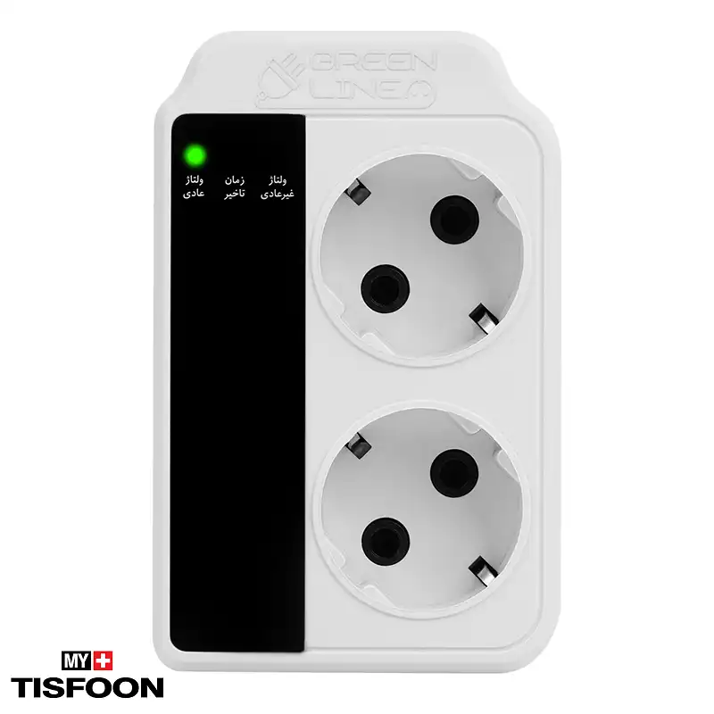 محافظ ولتاژ دیواری گرین لاین مدل GREEN Line GLP162 — تصویر ۳