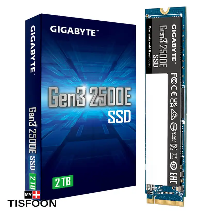 SSD گیگابایت مدل Gen3 2500E ظرفیت 2 ترابایت