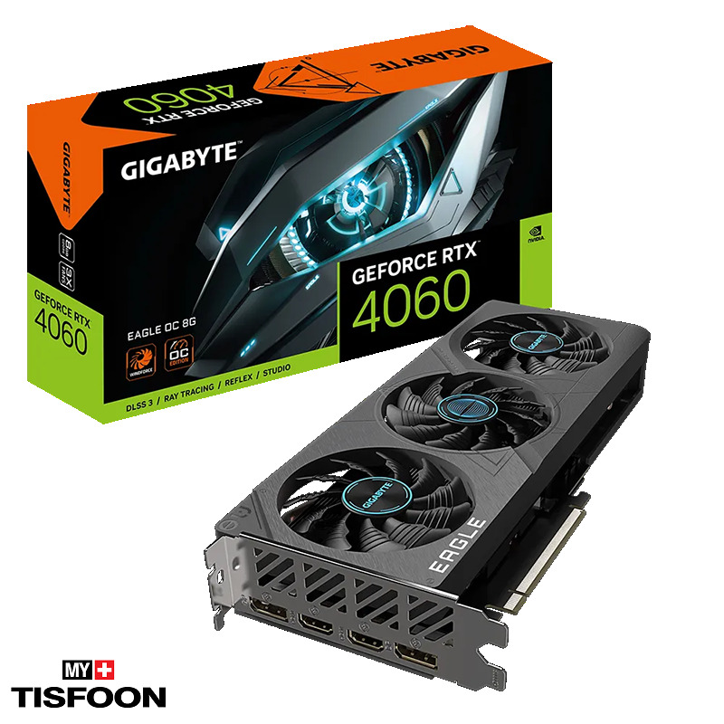 کارت گرافیک گیگابایت مدل GeForce RTX 4060 EAGLE OC 8G — تصویر ۲