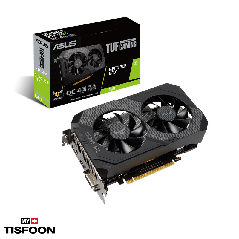 کارت گرافیک ایسوس مدل GTX 1650 OC TUF GAMING D6 4GB