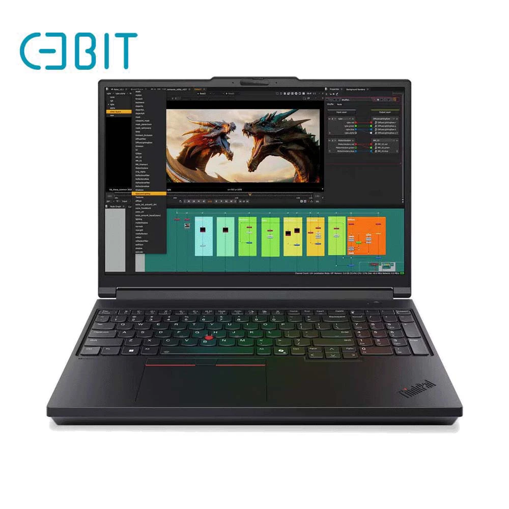 لپ تاپ 16 اینچی لمسی تینک پد لنوو مدل ThinkPad P16 Gen 3 Workstations Ultra 9 275HX 128G 8T SSD 24G RTX PRO 5000 3.2K OLED 120Hz Touch