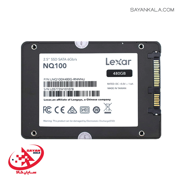 اس اس دی اینترنال لکسار مدل SSD INTERNAL LEXAR NQ100 240GB — تصویر ۷