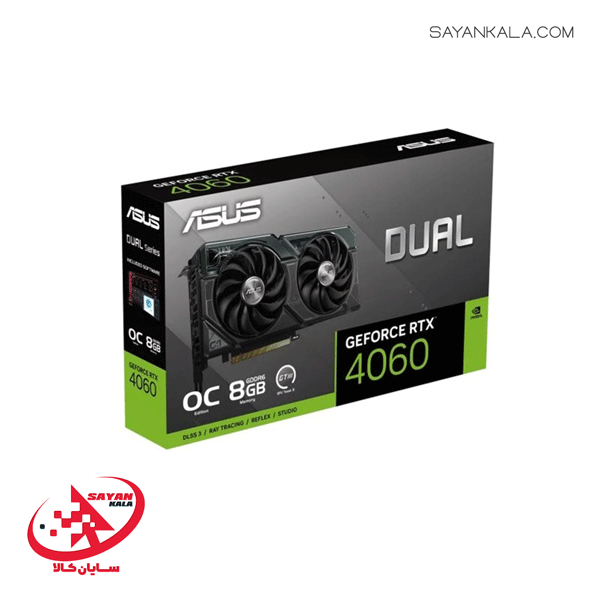 کارت گرافیک ایسوس مدل GRAPHIC CARD ASUS DUAL GEFORCE RTX 4060 8GB OC