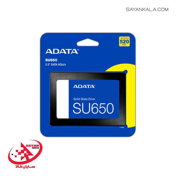 اس اس دی اینترنال ای دیتا مدل SSD INTERNAL ADATA ULTIMATE SU650 480GB — تصویر ۲
