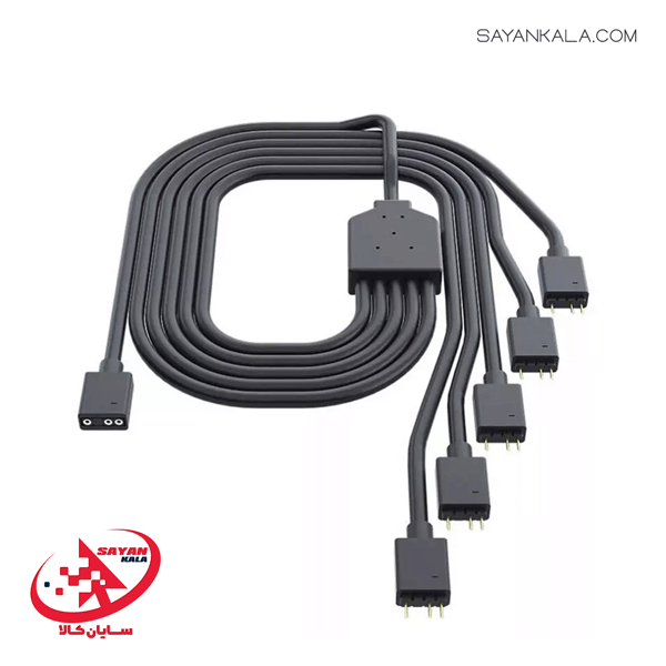 کابل نورپردازی کولر مستر مدل CABLE COOLER MASTER 1 TO 5 ADDRESSABLE RGB — تصویر ۴
