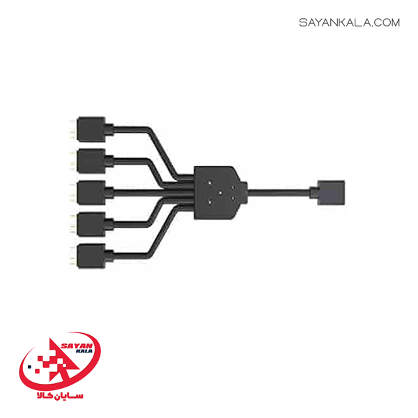 کابل نورپردازی کولر مستر مدل CABLE COOLER MASTER 1 TO 5 ADDRESSABLE RGB — تصویر ۳
