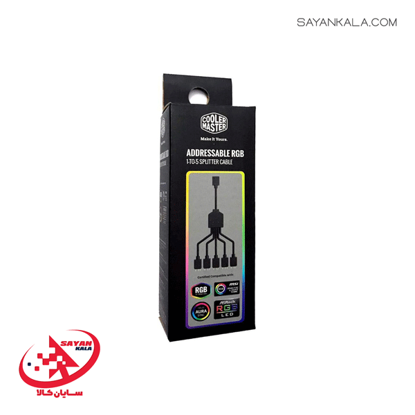 کابل نورپردازی کولر مستر مدل CABLE COOLER MASTER 1 TO 5 ADDRESSABLE RGB