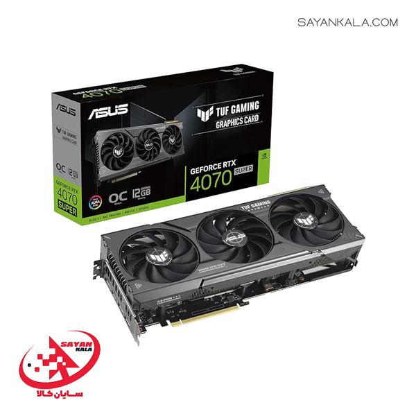 کارت گرافیک ایسوس مدل GRAPHIC CARD ASUS TUF GAMING GEFORCE RTX 4070 SUPER 12GB OC