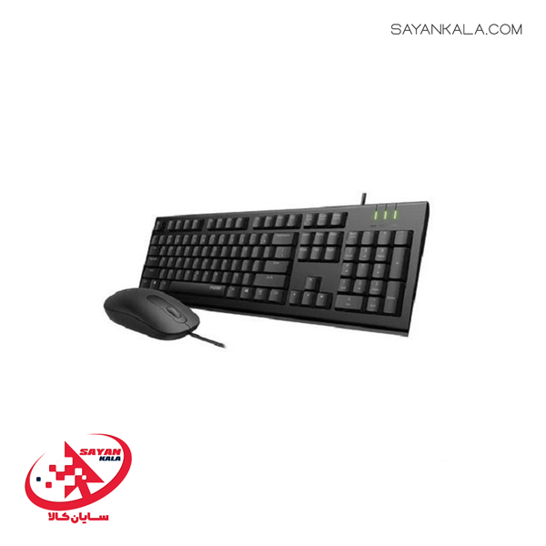 کیبورد و ماوس رپو مدل KEYBOARD AND MOUSE RAPOO X130 PRO COMBO — تصویر ۴