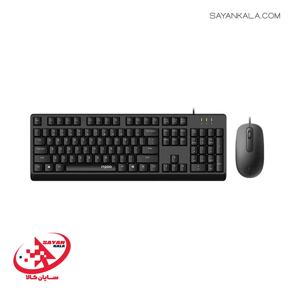 کیبورد و ماوس رپو مدل KEYBOARD AND MOUSE RAPOO X130 PRO COMBO — تصویر ۲