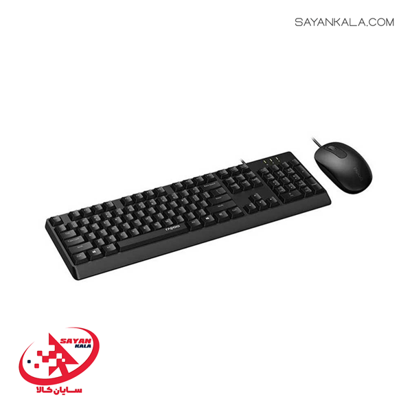 کیبورد و ماوس رپو مدل KEYBOARD AND MOUSE RAPOO X130 PRO COMBO — تصویر ۳
