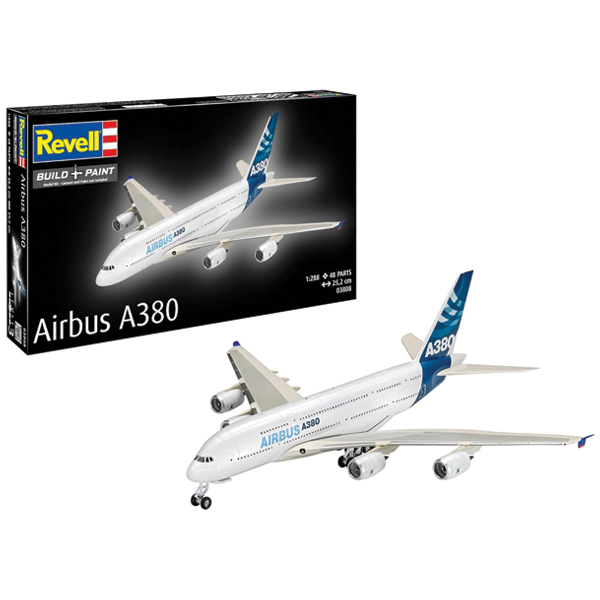 ماکت هواپیما ریول مدل Airbus A380 مقیاس 1:288 کد 03808