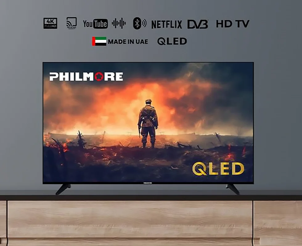 تلویزیون هوشمند 65 اینچ فیلمور Philmore مدل QLED 4K — تصویر ۴