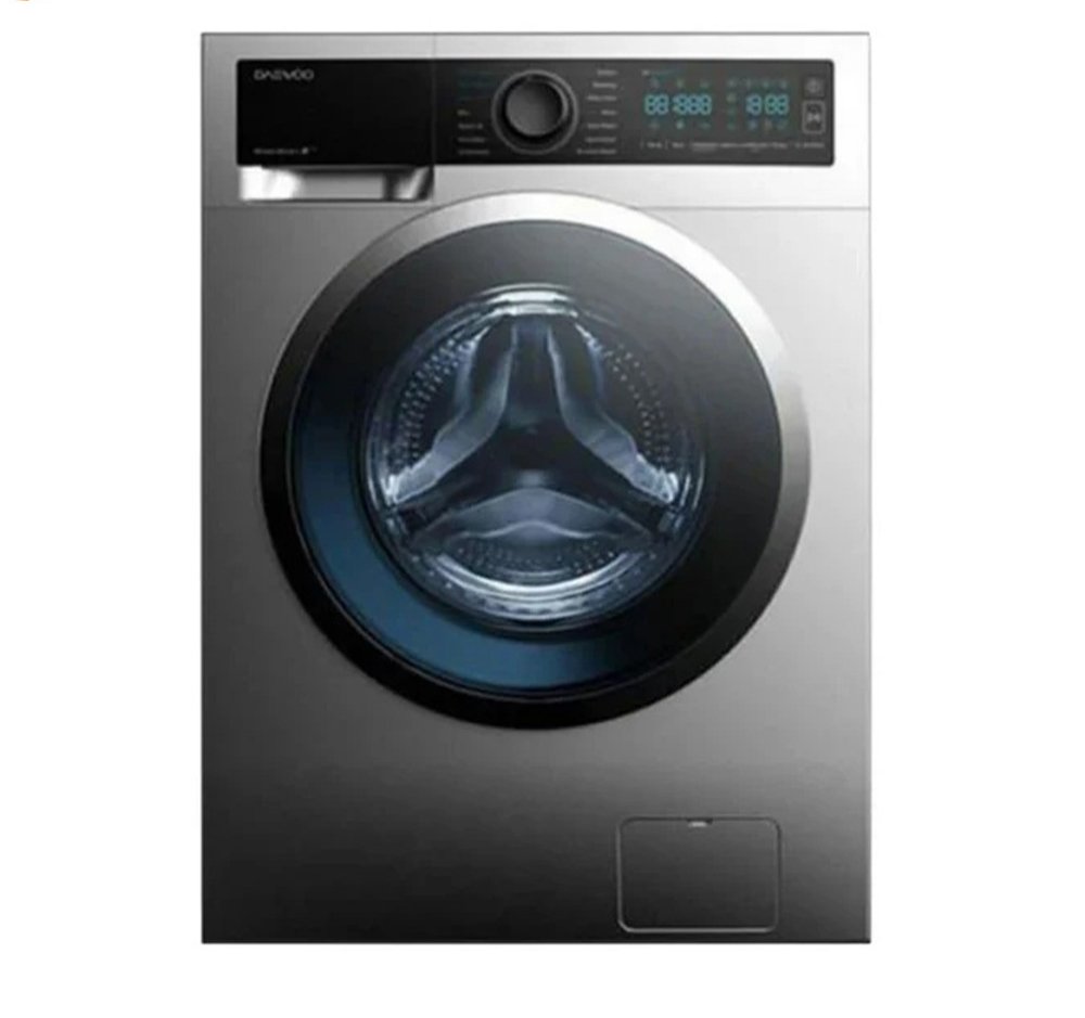 ماشین لباسشویی 9 کیلویی 1400 دور دوو مدل LM-9140(رنگ استیل)فروش ویژه محصولات دوو