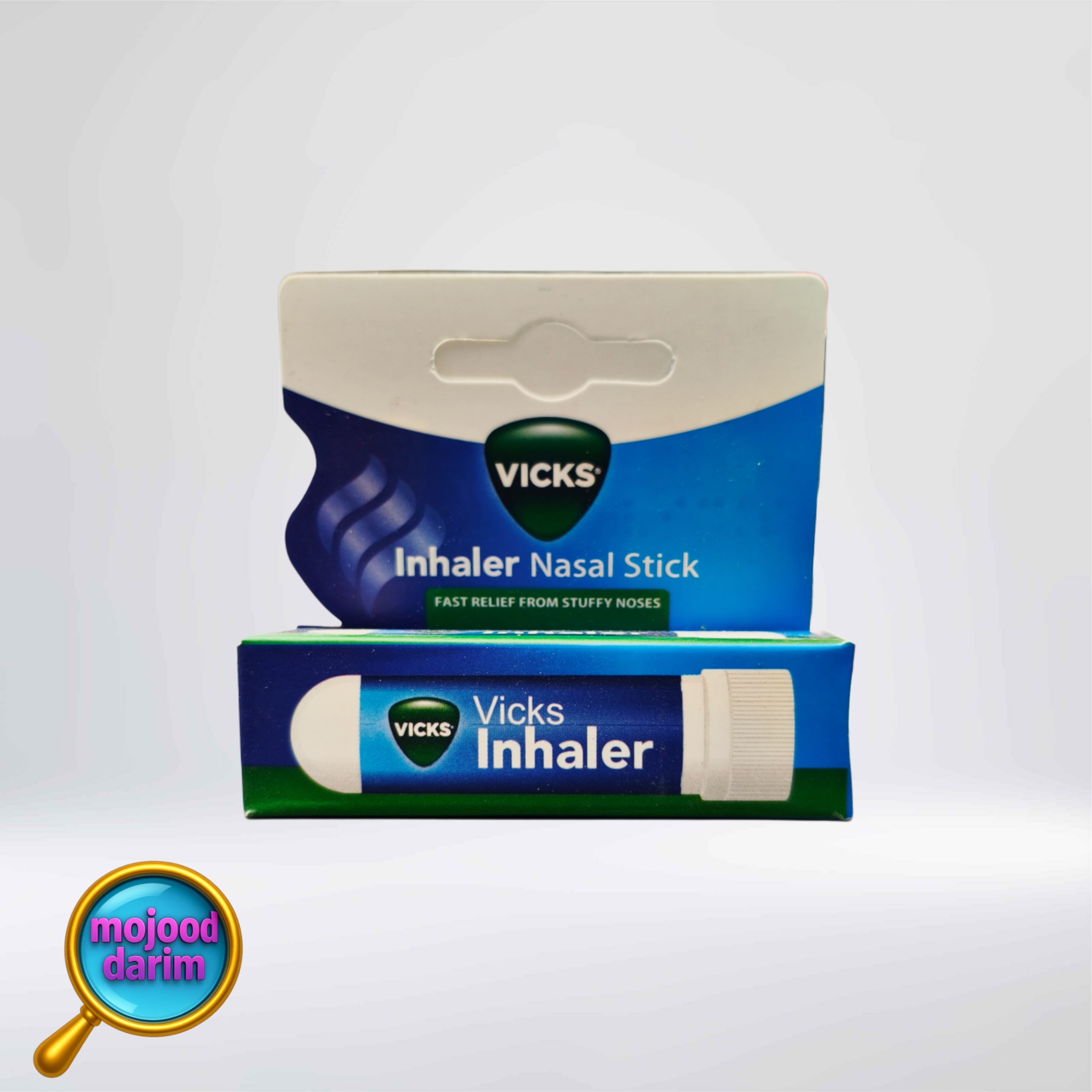 ویکس مدادی قلمی اورجینال ضد گرفتگی و احتقان بینی با رایحه اکالیپتوس | VICKS INHALER — تصویر ۲