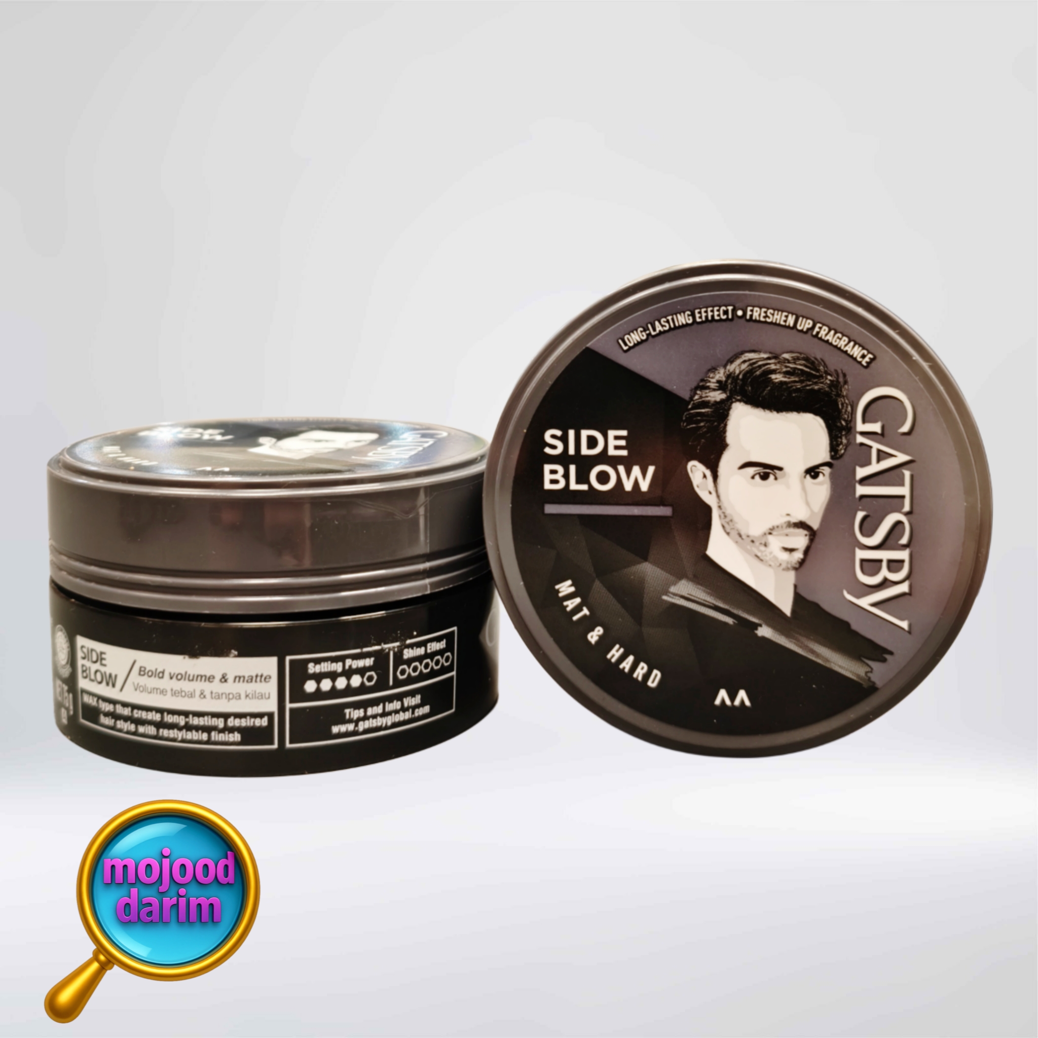 واکس مو اورجینال گتسبی طوسی حجم 75 گرم | SIDE BLOW GATSBY