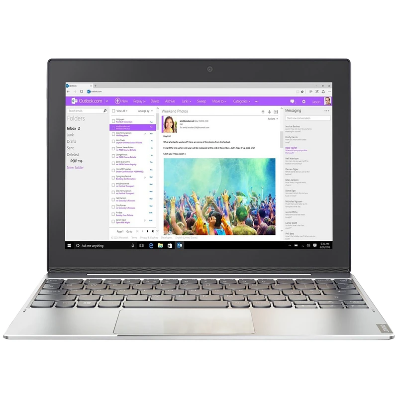 لپ تاپ / تبلت استوک Lenovo IdeaPad Miix 320 / Intel Z8350 / 4 / 64 / Intel / 10.1″ HD IPS