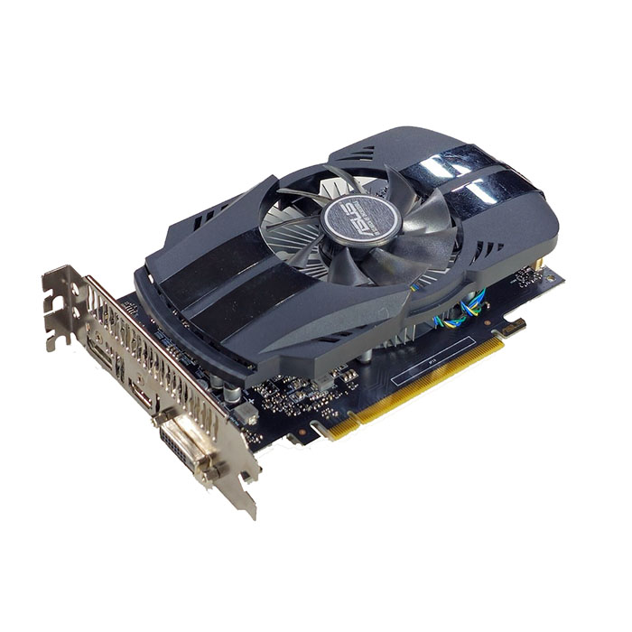 کارت گرافیک استوک 2 گیگابایت ایسوس مدل ASUS PH-GTX1050-2G تک فن
