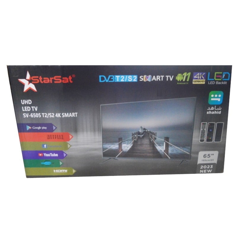 تلویزیون هوشمند 65 اینچ استارست مدل SV-6505 T2
