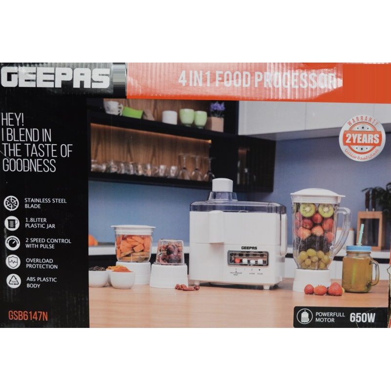 آبمیوه گیری جیپاس مدل GSB6147N — تصویر ۲