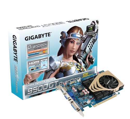 کارت گرافیک استوک 1 گیگابایت GIGABYTE GV-N95TOC (فن تعویض شده)