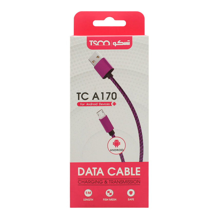 کابل تبدیل USB به microUSB تسکو مدل TC A170 طول 1 متر — تصویر ۵