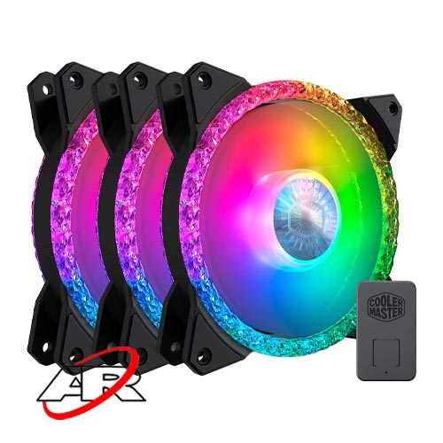 فن کیس کولر مستر مدل MASTER FAN MF120 Prismatic 3in1 — تصویر ۴