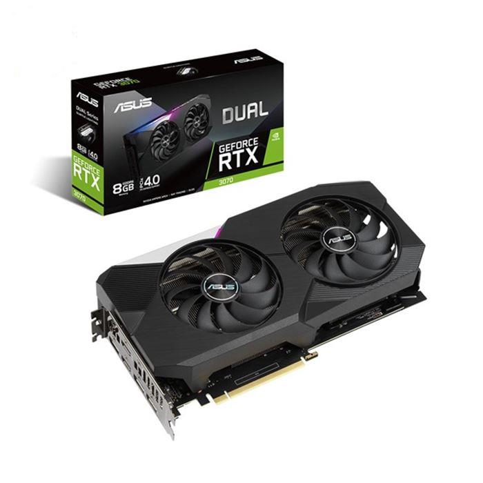 کارت گرافیک ایسوس دست دوم ASUS Graphics Card DUAL RTX3070 O8G 8GB