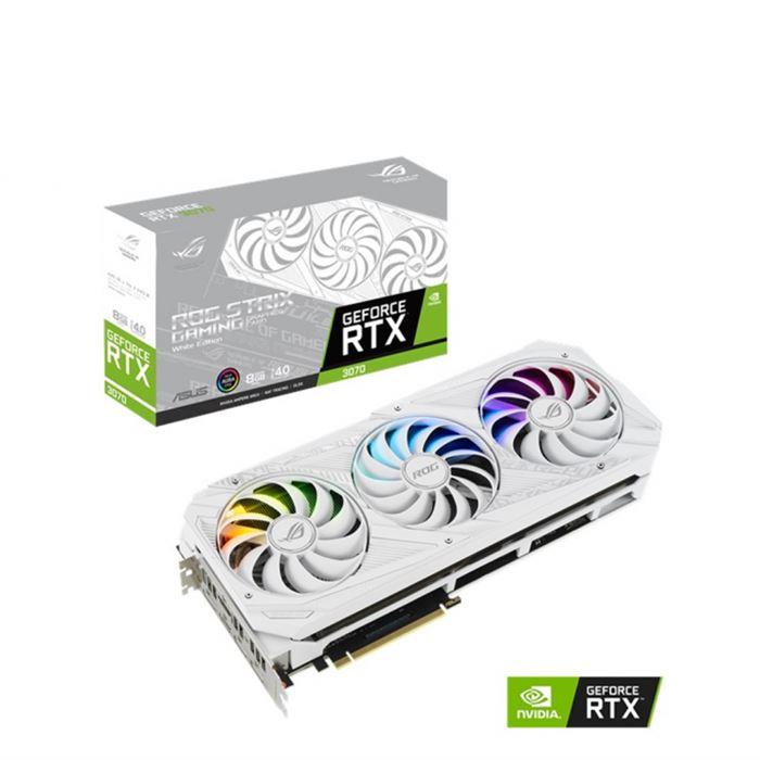 کارت گرافیک ایسوس ROG Strix GeForce RTX 3070 White OC Edition دست دوم