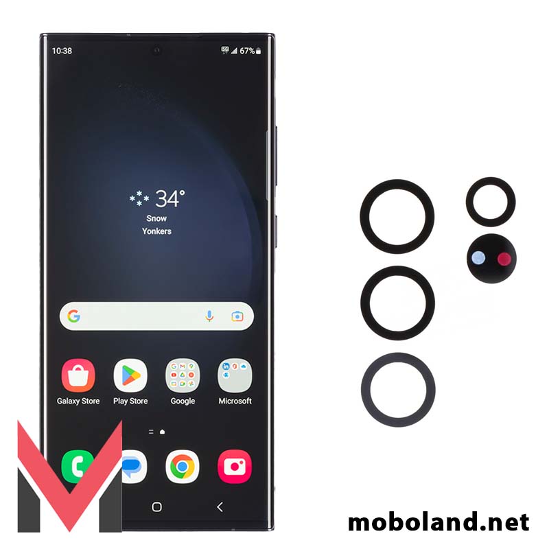 شیشه دوربین سامسونگ Galaxy S23 Ultra S918