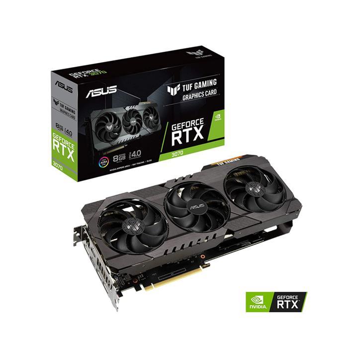 کارت گرافیک ایسوس ASUS TUF RTX 3070 TI O8G Gaming دست دوم بدون جعبه